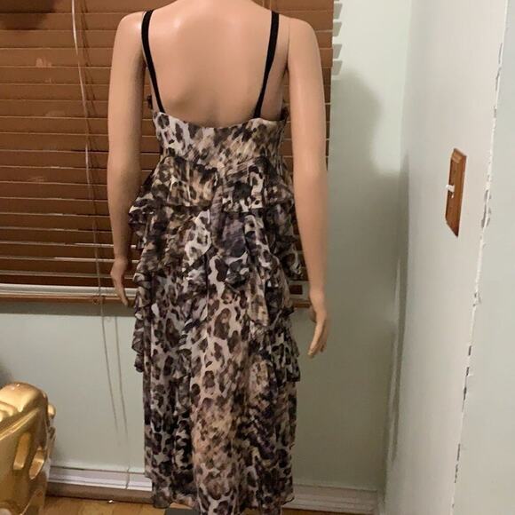 H&M LEOPARD PRINT DRESS‎ SIZE 10 - Picture 2 of 9